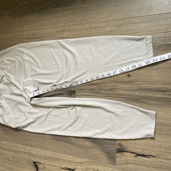 Vuori Lux at Ease Jogger Womens Small Cozy High Waisted Comfort Suede Heather - Picture 6 of 7